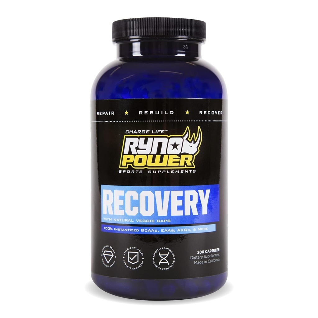 Ryno Power Recovery Post-Workout Kosttilskudd Kapsler (33 Serveringer)