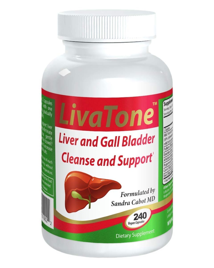Liver and Gallblader Cleanse – Dr. Formulert Liver Cleanse og Detox piller, Melk Thistle & Antioksidanter (240 Kapsler)