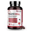 NATURE TARGET CoQ10-400mg Plus PQQ med vitamin E & organisk olivenolje - Coenzym-Q10 med BioPerin - høy absorpsjon Antioksidant-for-Heart-Health og energi produksjon,120 Services