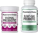 Legens CHOICE Vaginal Wellness Probiotic 30ct + Bloat & Gas Probiotic 30ct - månedlig relief Combo for kvinner