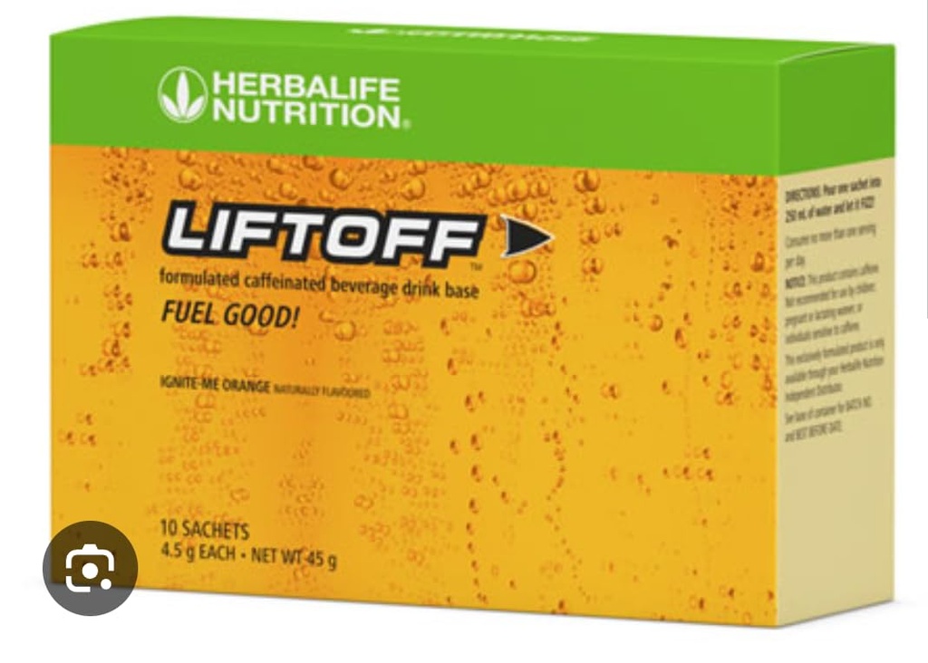 Herbalife Nutrition LIFTOFF Energi Stick Packs -Lemon-Lime Blast - Øyeblikklig drikk for naturlig økning av energi, fjerner sinn, forbedrer konsentrasjonen, 30 greve (30 pakker), grønn sitron-Lime Blast
