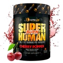 ALPHA LION Superhuman Burn – 2 i 1 Metabolisme Booster Pre Workout og termogen fettforbrenner for menn – Appetitt Suppressant og vekttap Supplement (21 Serveringer, søt svart Cherry Flavor)