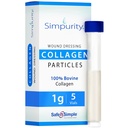 Powdered collagen sår kjole - boks med pulver vial 1g, 5 pakke - sår healing supplement i vialer - healing collagen kjole for sår - pulver kollagen sår healing kosttilskudd