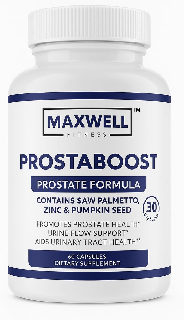 Prostapure for menn Boost Mens prostata støtte med så Palmetto, sink, selen og 19 urter - urinstrøm & bladder Control Formula, 60 Veggie Caps