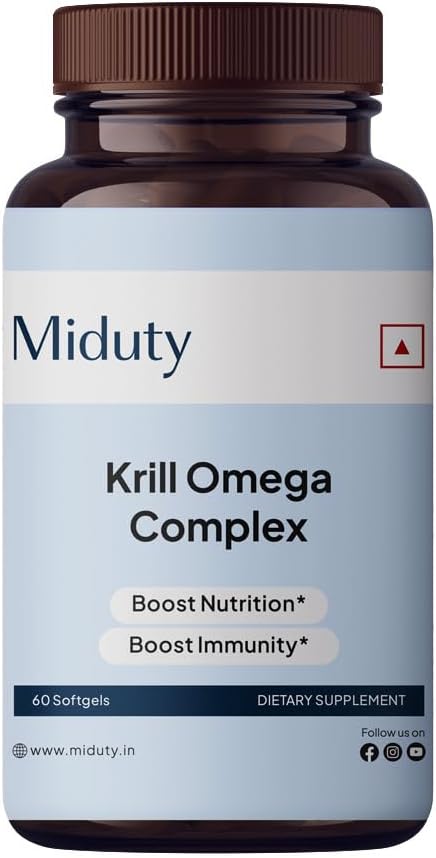 Krill Olje - Wild Salmon - Omega 3 Krill Olje - Astaxanthin - EPA & DHA - 60 Softgels