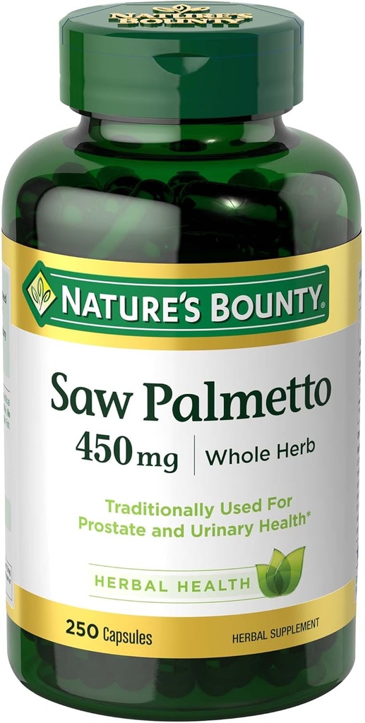 Naturens Bounty så Palmetto 450 mg kapsler 250 ea
