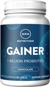 MRM Nutrition Gainer Protein med probiotika + postbiotika | Sjokoladeflavorert | 25g Protein | Whey Concentrate + Isolat + mosellar Casein® Slow + Fast fordøyelse | med Digestive enzymer