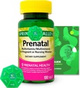 Prenatal Multivitamin/Multimineral 100 Tabletter med Bundle eksklusive vitaminer og mineraler - A til Z -Better Ligth&Spring Guide + Ukelig Pill Organizer (3 varer)