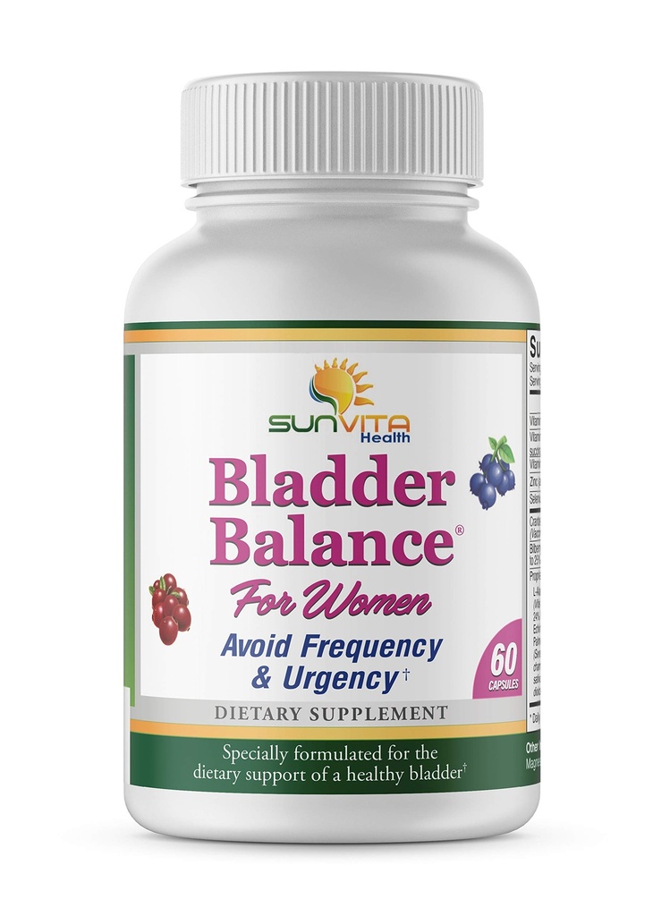 Bladder Balance® - Bladder Control for kvinner - Bladder problemer som urinfrekvens, urenitet og urinveier Tract problemer!