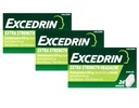 Excedrin ekstra styrke - 24 kapler, pakke med 3