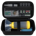 Elonbo bære tilfelle for Astma Inhaler, Inhaler Spacer for barn og voksne, Masker, Inhaler Holder Astma ReiseOrganizer Bag, Pocket passer Allergy Meds, Ventolin Inhaler, Svart (kun tilfelle)