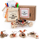 Robotikk Engineering Kit | Designet av forskere | 50 Plus Deler | 10 Plus STEM prosjekter for barn 8 til 12 | Lær elektronikk, vitenskap | Grow Creativity, Grit | DIY Oppfinner Toy gave