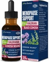 Diett Supplement Menopause Support Drops, Estroven Menopause Relief Tinktur for Hot Flashs & Night Sweats med svart cohosh, Valerian. 2oz