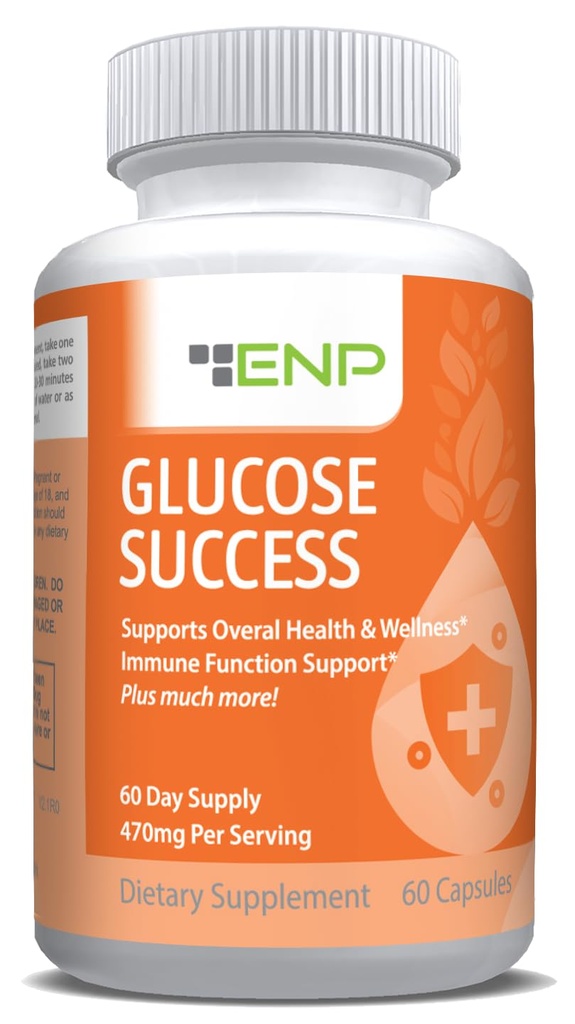 ENP Glucose Suksess | med kanel, Gymnema Sylvestre, og Bitter Melon, 60ct