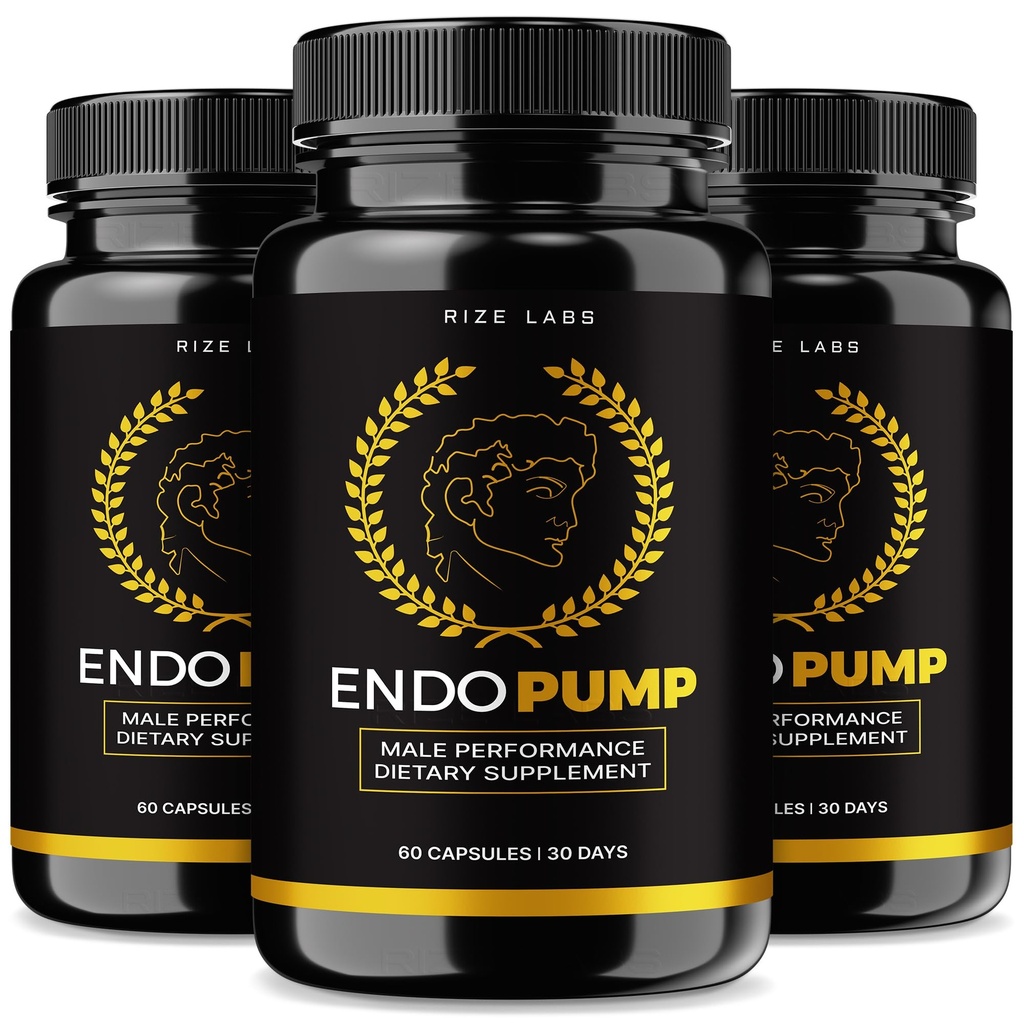 Rise Labs - EndoPump Capsules Support Supplement, Avansert formel for mannlig ytelse, gir energipumpe og ekstra styrke (180 kapsler)