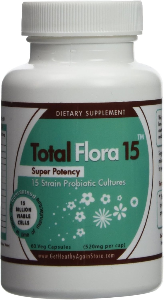 Totalt Flora 15 60 veg caps (520mg per cap)