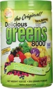 3 Pakke - Delicious Greens 8000 (10,6 oz) 3 Pakke