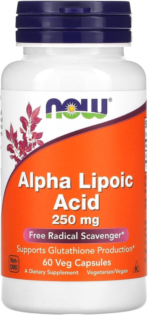 Nå Mat Alfa Lipoic Acid 250 mg, 60 CT