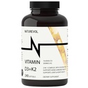 Vitamin D3 + K2 med kokosolje - D3 10.000 IU & K2 (MK-7) 200mg | 2-i-1 høy styrke støtte for bein og immun helse | lett å svelge | Ikke-GMO, Gluten og soya gratis - 240 Softgels