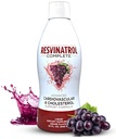 – 32 Fl. Oz. Avanserte flytende kardiovaskulære & kolesterol støtte formel - flytende resveratrol Supplement fremmer sunn aldring, hjerte helse og energinivå