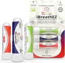 iBreathEZ Nasal Sinus Inhaler Kit Formulert av ENT-kirurgi med essensielle oljer for energi, stress, decongesting og kaldt eller allergi relief (3 pakke)