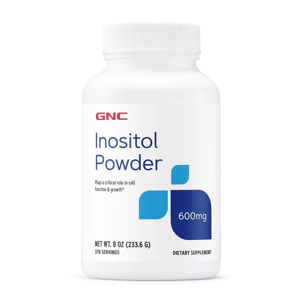 GNC Inositol pulver 600 mg, spiller kritisk rolle i cellefunksjon og vekst, 378 Serveringer