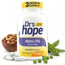 Alpha GPC 500mg, Alpha GPC Supplement - støtter minne og kognitiv funksjon - 180 Veggie Capsules, laget i USA