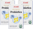 (Pack of 3) Hi Well Premium Probiotika 60Vegetarian Kapsler