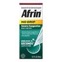 Afrin Ingen Drip Alvorlig 12 timer Nasal Decongestant Pump Mist - 0,5 ounce