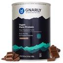Gnarly Nutrition Vegan Plante Protein - Sjokolade Vegan Protein pulver, NSF Sport Certified - Måltid Erstatning, Daglig ernæringsmessig Boost - Laktosefri pulver - Sjokolade, 28.2 oz