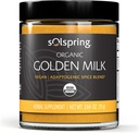 Dr. Mercola Solspring Organic Golden Milk Herbal Supplement, 2.64 Oz. (75 g), Vegansk Spice Blend med gurkemeie & Ginger, Ikke GMO, Glutenfri, Soya Free, USDA Organic
