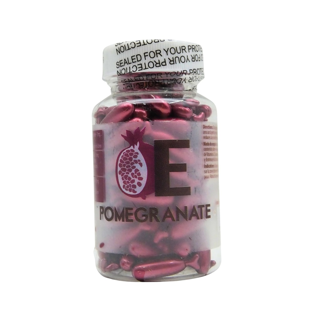 Pomegranate hudoljekapsler av EasyComforts - 90 kapsler