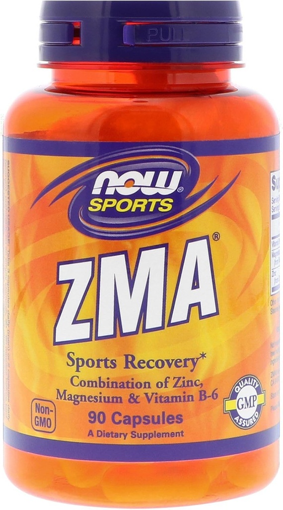 Nå Matvarer ZMA Kapsler, 800 mg, 90 Caps