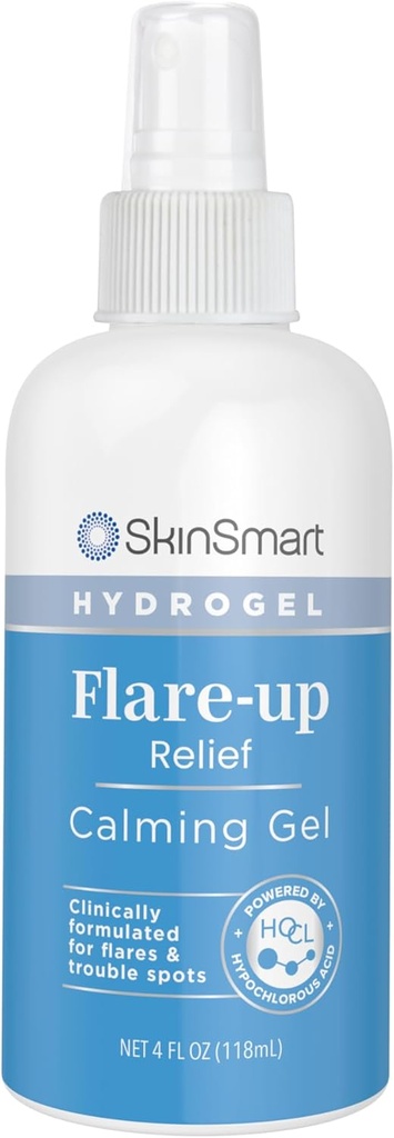 SkinSmart Flare-up Relief beroligende hydrogel, beskytter tørr kløende sensitive hud og problemer flekker, 4 oz