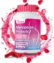 Kvinners Menopause Supplement - 120 milliarder CFU Kvinners probiotika for pH Balance - All-Naturlig Probiotika for Hot Flashes, Natt Svette, Mood Swings & Hormone Balance - 60 Kapsler