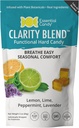 Klarhetsblanding Funksjonell Hard Candy | Sessional Support Pust Easier | Organisk sitron, Lime, Peppermynte, Lavender | Glutenfri, Ikke-GMO, Vegan - 24 greve (Pack of 1)
