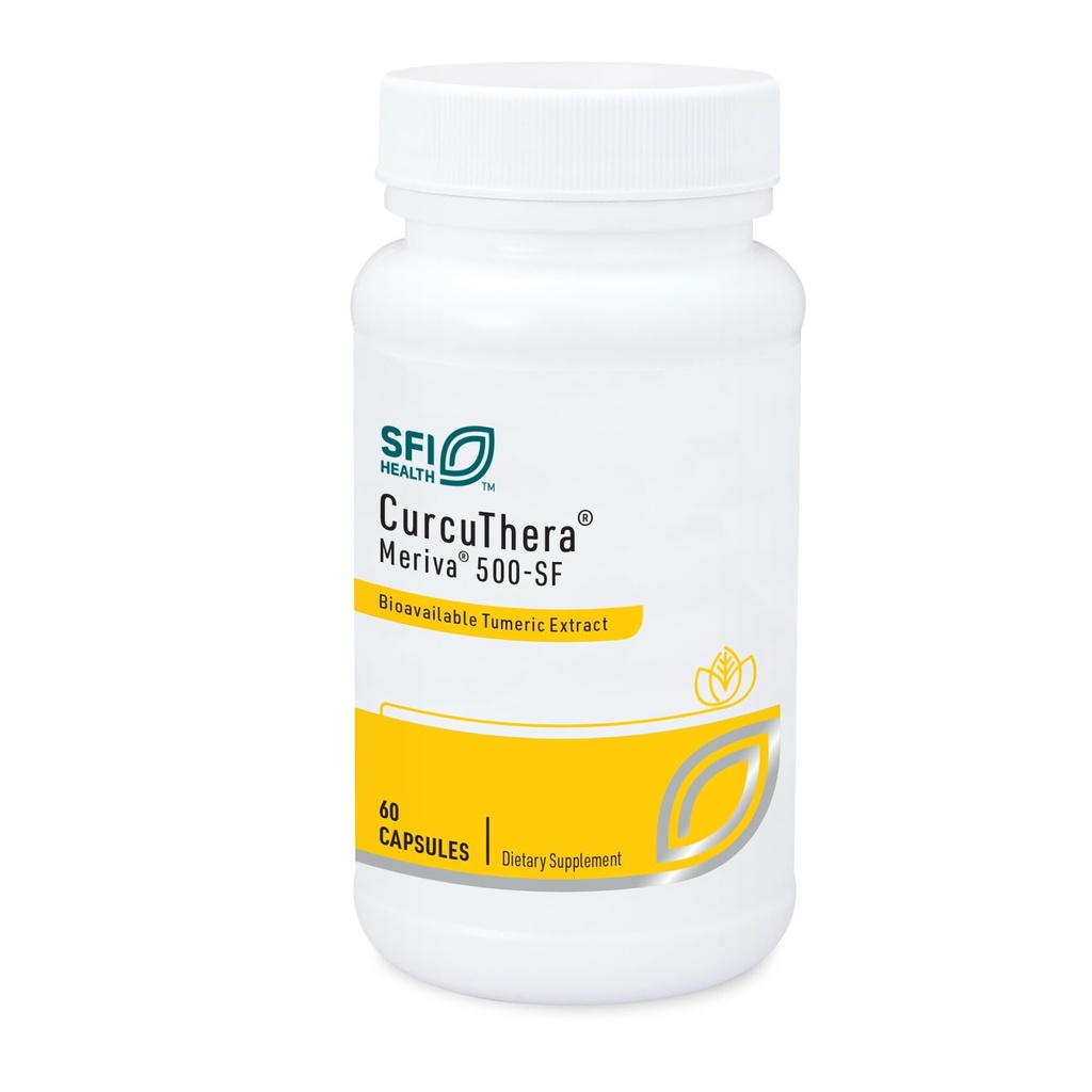 Klaire Labs SFI Helse CurcuThera - 500 Milligrams Meriva Curcumin Complex med 29x høyere biotilgjengelighet og patentert fytosom leveringsteknologi, Hypoallergenic, Vegan (60 kapsler)