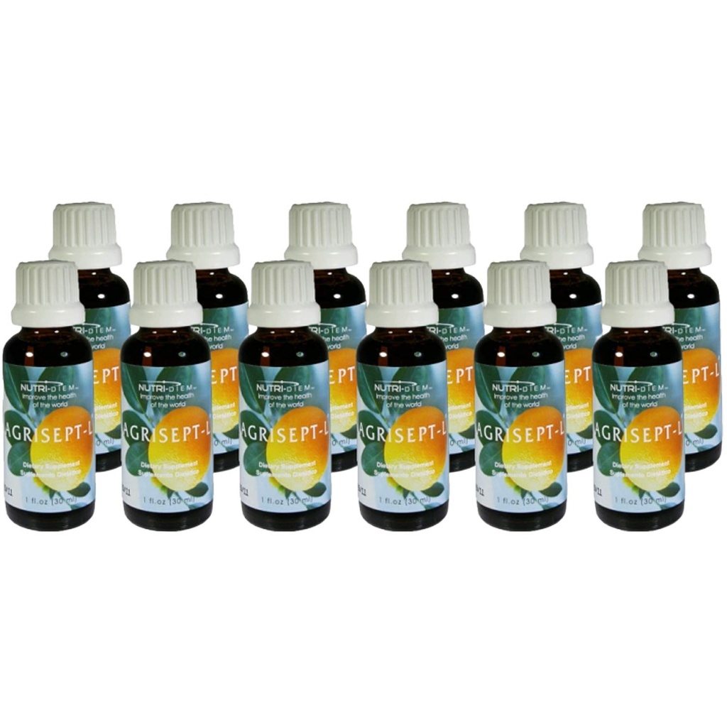 Agrisept - L Antioksidant 30ml (1 oz) 12 flasker av Nutri-Diem Inc.