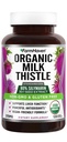 FarmHaven USDA Organic Milk Thistle Capsules | 30X Konsentrert frøekstrakt & 80% Silymarin Standardisert - Støtter leverfunksjon og generell helse | Ikke-GMO | 120 Vegankapsler