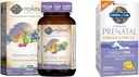 Livshage kvinners prenatal multivitamin med vitamin D3, B6, B12, C & jern og prenatal DHA Omega 3 fiskeolje - Minami naturlig prenatal, 60 Softgels