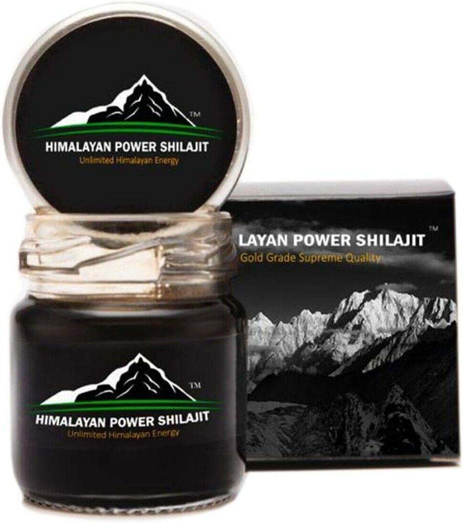 50 Grams – rengjort Himalayan Power Shilajit Resin – gullgrad 100% ren Shilajit-Fulvic Acid & 85+ Trace Minerals Complex For energi og immunstøtte