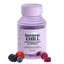 Lemme Chill Stress Relief Gummies med 300mg KSM-66 Ashwagandha, Lemon Balm, Passionflower & Goji til støtte avslapning, sunne kortisol & søvn - Glutenfri, ikke-GMO, Blandet Berry (60 greve)