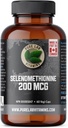 Selenium 200mcg Supplement - Selenometionin - 60 v-kapsler av ren lab vitaminer - Glutenfri laget i Canada.