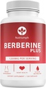 Berberine Plus 1200mg med Royal Jelly – Støtter vektkontroll, hjerte helse og glucosemetabolisme – 120 vegansk kapsler – ikke-GMO, laget i USA