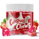 Bovine Colostrum Chews Supplement med probiotika for Gut Helse, Bloating, Immun støtte, hud, hårvekst og skjønnhet - Strawberry Flavor (60 serveringer)
