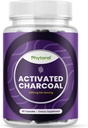 Pure Aktivert Charcoal Pills Detox & Cleanse - Rengjøring Coconut Capsules med 1200 mg Per Serving for Bloating Relief - Aktiv avgiftstillegg for kroppen & Gut Helse - 90 Tell