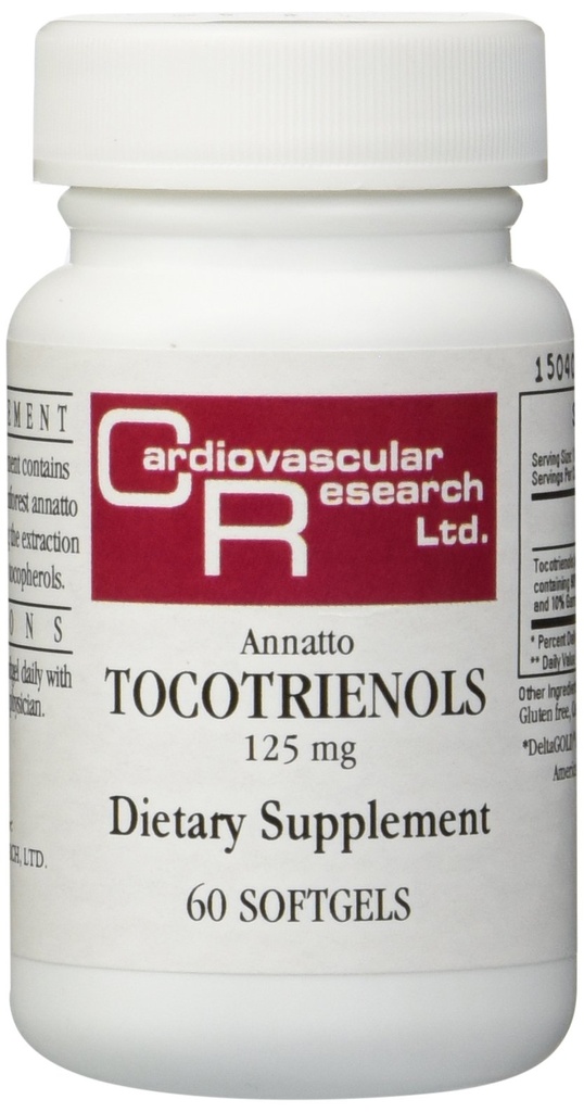 Økologiske Formeler - Annatto Tocotrienols 125 mg 60 geler [Helse og skjønnhet]