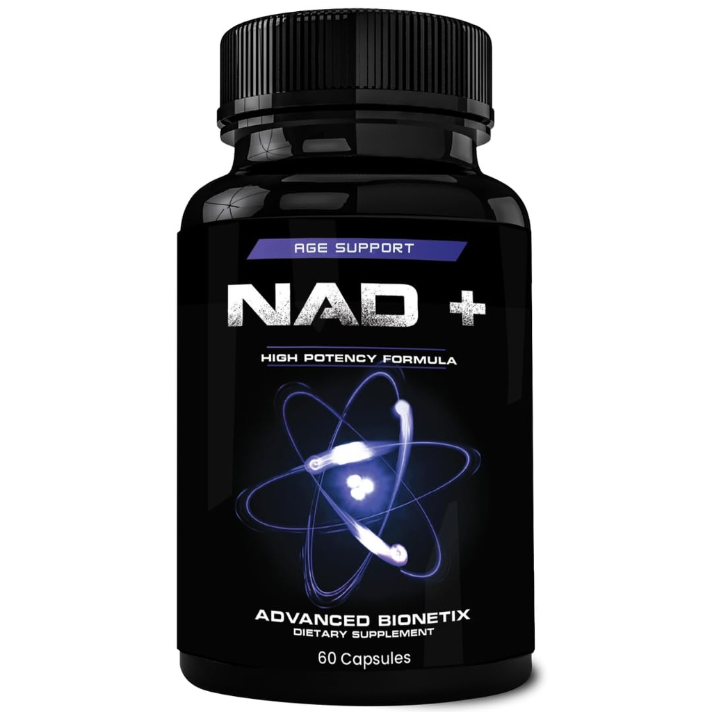 NAD Supplement med Nicotinamid Riboside Plus Resveratrol, Quercetin, Betaine w/RiboYONGTM for sann anti-aldring
