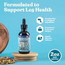 Restavin - Advanced Ben Support Supplement - flytende levering for bedre absorpsjon - vitamin C, jern, valerisk, gurkemeie, magnesium og mer!