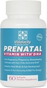 Vidalogenitet Prenatal Vitaminer For Kvinner, Multivitamin Kapsler: Omega 3 Fiskeolje (EPA/DHA), Magnesium, Folat, vitamin D3, C, vitamin B12, B6, Vitamin A, K & Zink, 60 Antall (60 dagers forsyning)